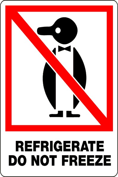 - PL407 Refrigerate Do Not Freeze