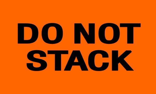 Do Not Stack - PP505 fragile, handle with care, do not stack, do not break down skid, mixed palet, top heavy, do not top load, no top freight, do not break stretch wrap, bi lingual labels