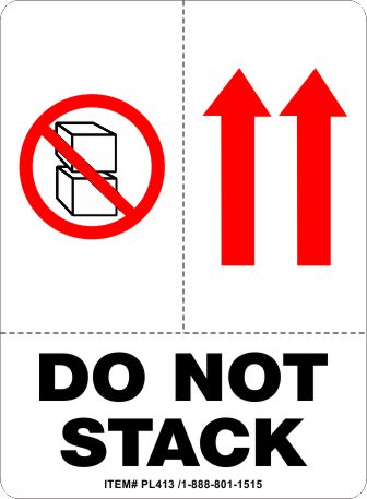 PL413 Do Not Stack 